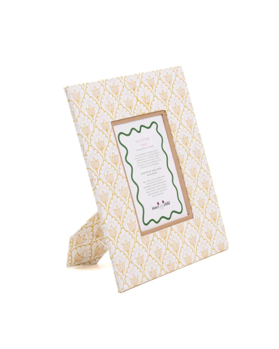 Large Wall Picture Frame 5x7 in Desert Sand Tulip