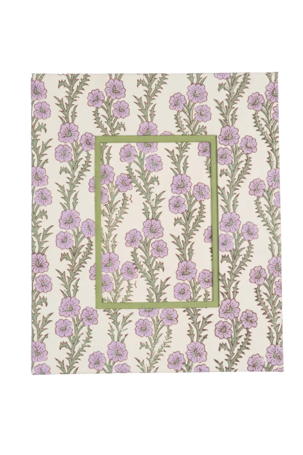Large Wall Picture Frame 5x7 in Forget Me Not Purple