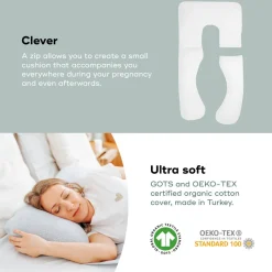 Large Wraparound Pregnancy Breastfeeding Pillow B.LOVE XXL