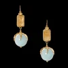 Lark Drop Earrings Citrine Mix