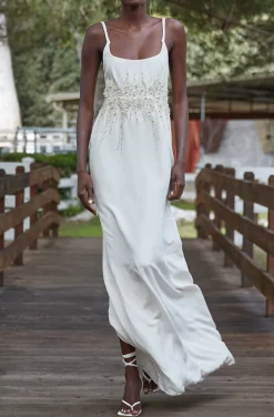 Laura Hand Embroidered Swarovski Crystal Gown