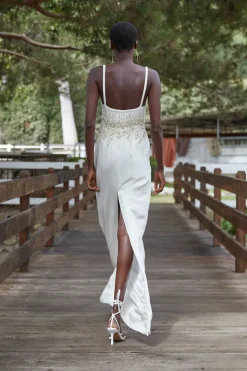 Laura Hand Embroidered Swarovski Crystal Gown