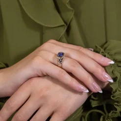 Lausanne Blue Sapphire Ring