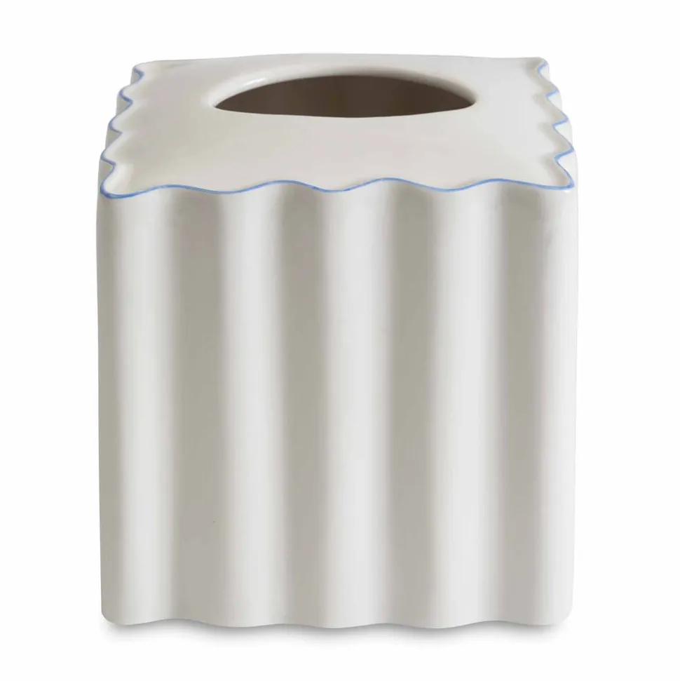 Le Marais Tissue Holder in Cornflower Blue