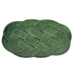Le Panier Mystic Knot 15" Hostess Tray in Basil