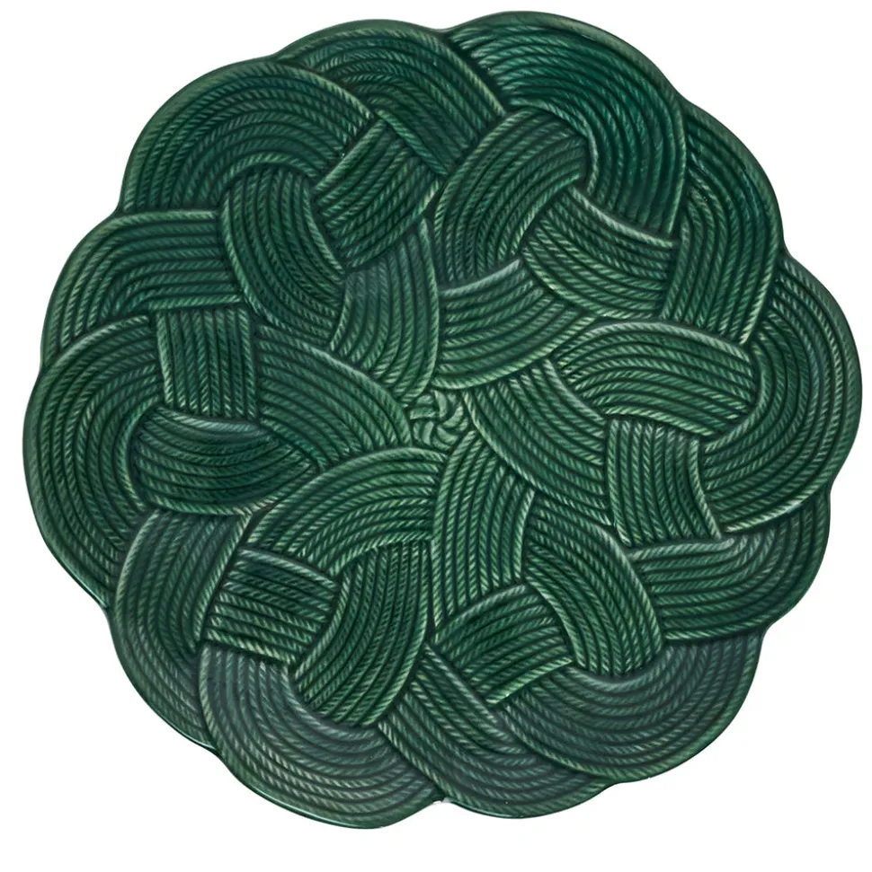 Le Panier Mystic Knot Charger/Platter in Basil