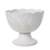 Le Panier Mystic Knot Footed Bowl in Whitewash