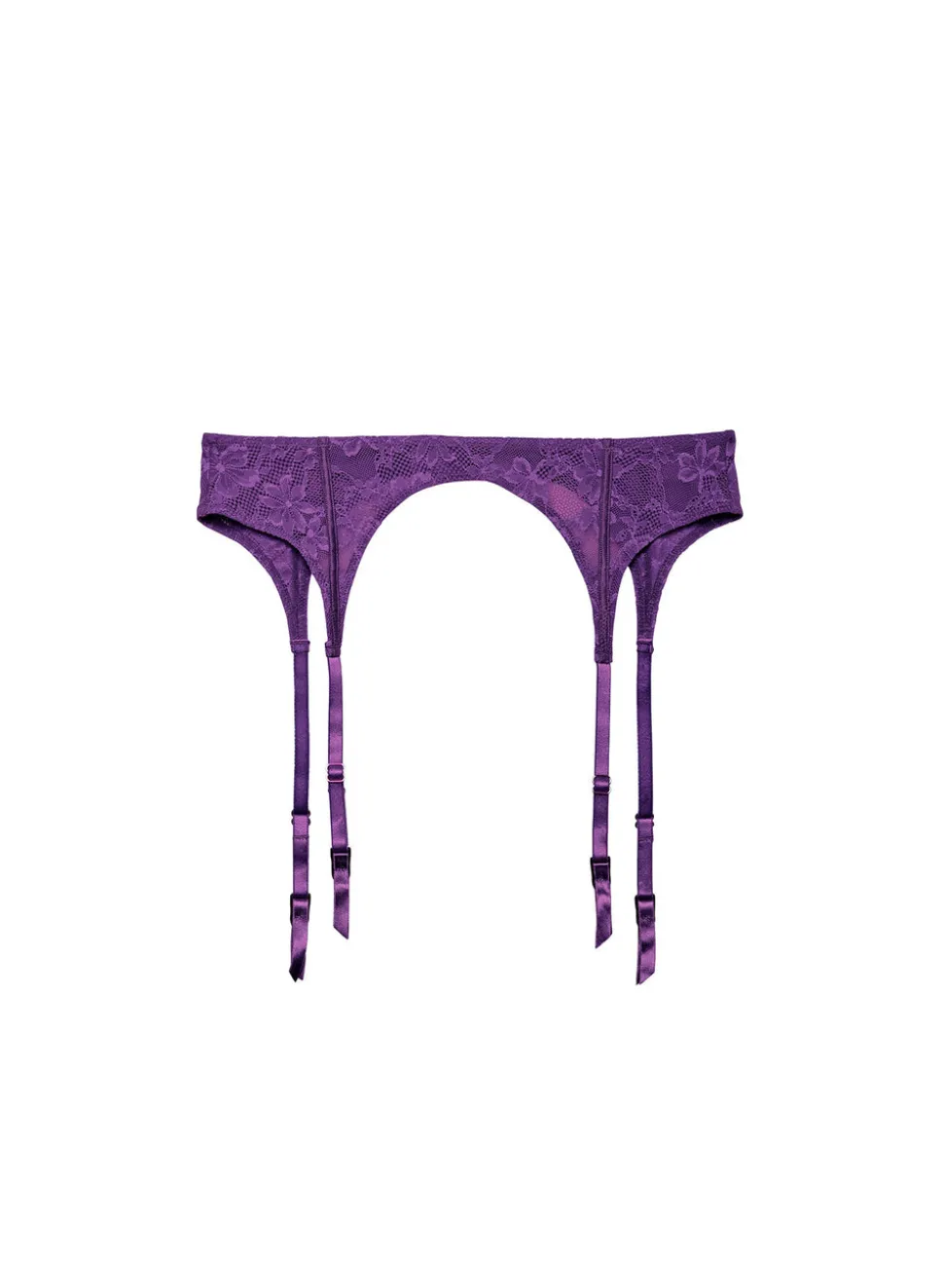 Le Stretch Lace Garter Belt