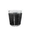Leather Wrapped Glass Set in Crocodile Embossed Leather