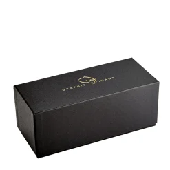 Leather Wrapped Glass Set in Crocodile Embossed Leather