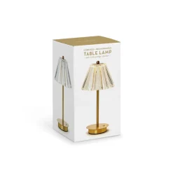 LED Cordless Table Lamp with Acrylic Shade in Gift Box