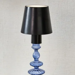 LED Touchable Black Lampshade with Bottle Stopper in Gift Box