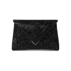 Lee Pouchet Small in Lava Swarovski Rock Crystal
