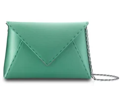 Lee Pouchet Small in Mint Satin