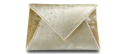 Lee Pouchet Small in Mirrored Gold Crushed Velvet