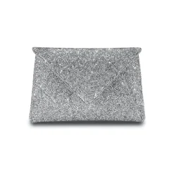 Lee Pouchet Small in Mirrored Silver Rock Swarovski Crystal