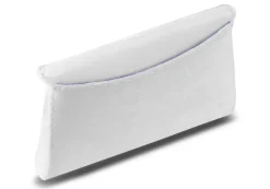 Lee Pouchet Small in Pegasus White Crushed Velvet