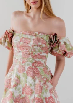 Lei Dress in Brocade Garden Party