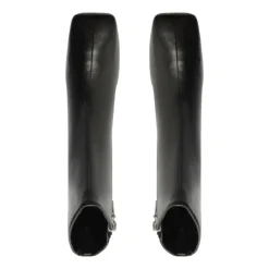Leia Leather Bootie in Black