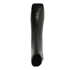 Leia Leather Bootie in Black