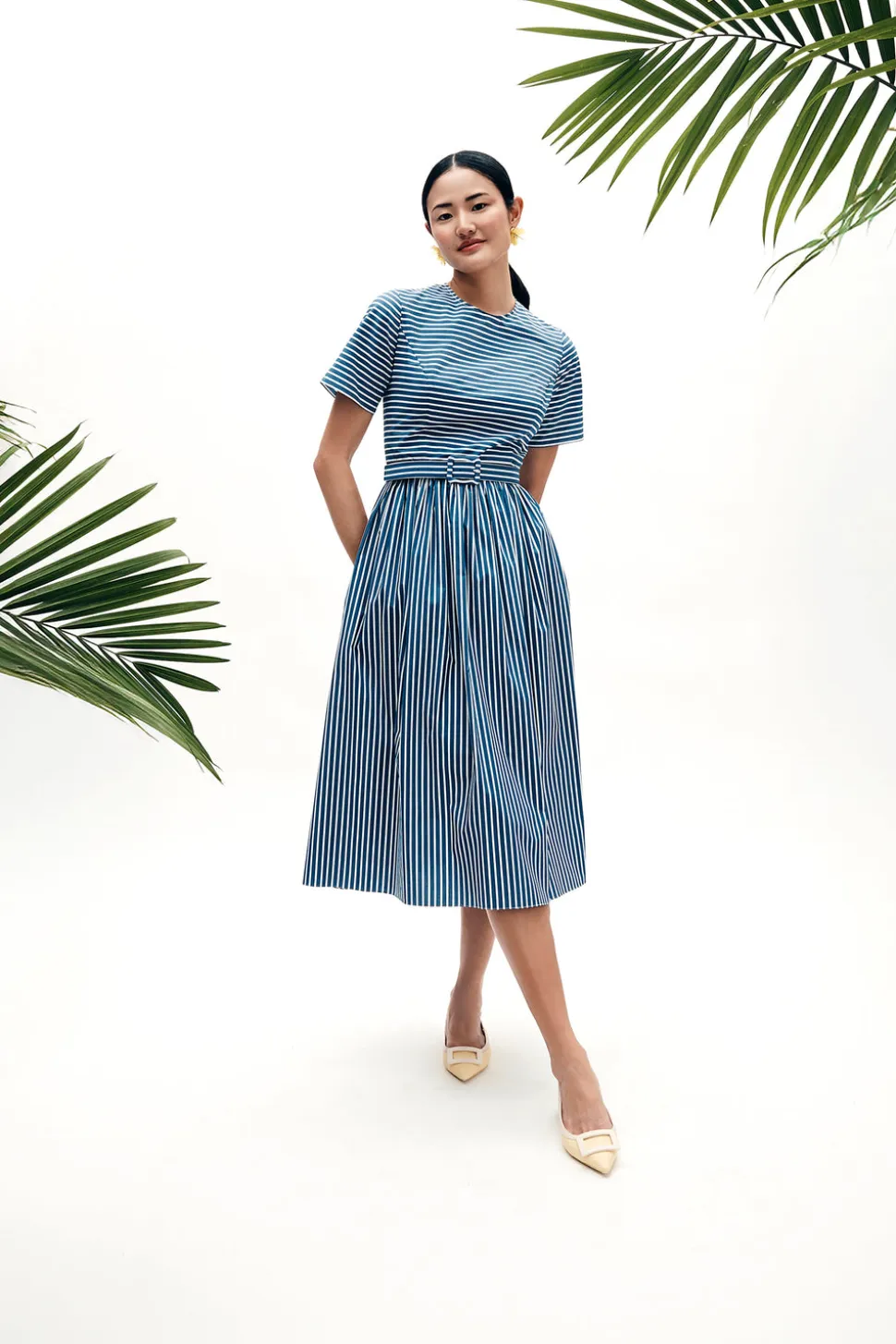 Leigh Ann Dress in Stripe