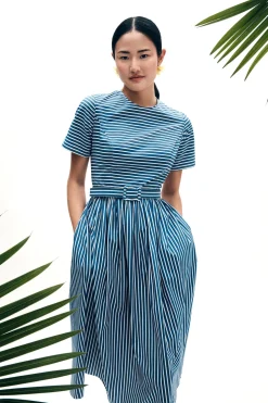Leigh Ann Dress in Stripe