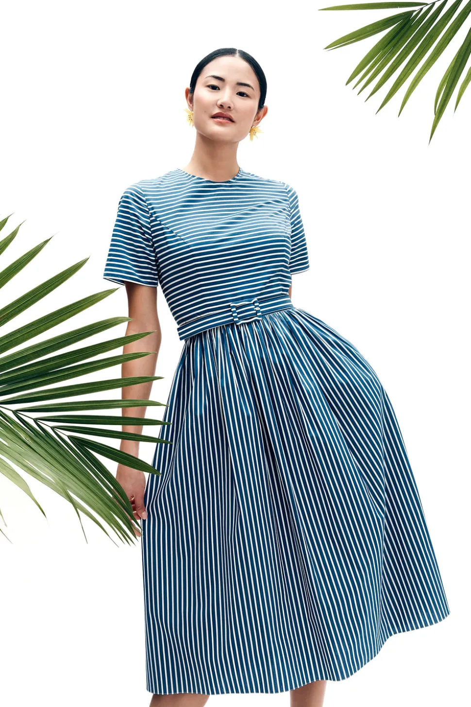 Leigh Ann Dress in Stripe