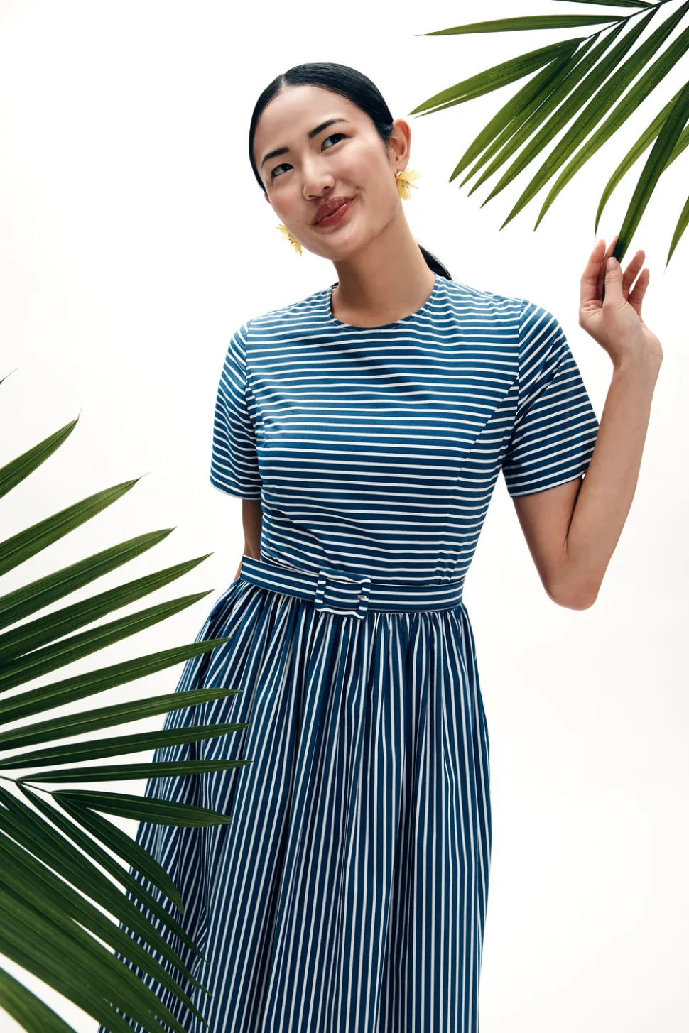 Leigh Ann Dress in Stripe