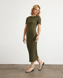 Leighton Dress in Fern