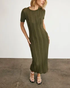 Leighton Dress in Fern