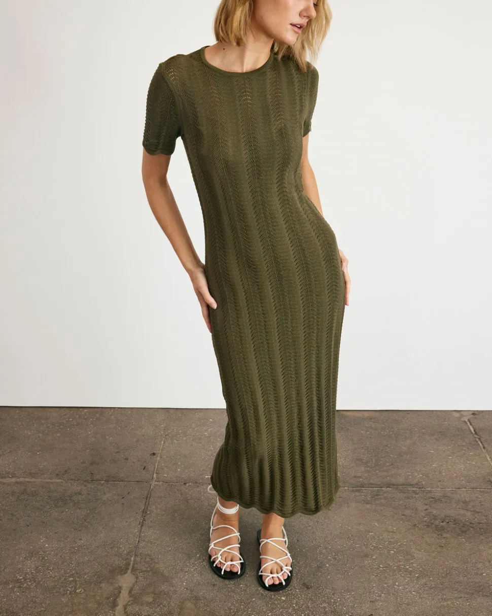 Leighton Dress in Fern