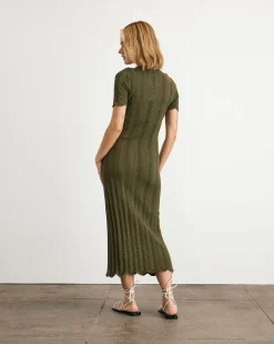 Leighton Dress in Fern