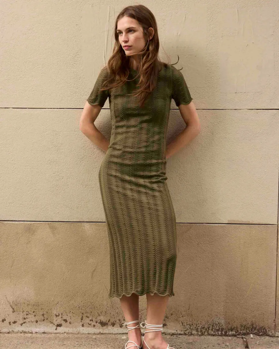 Leighton Dress in Fern