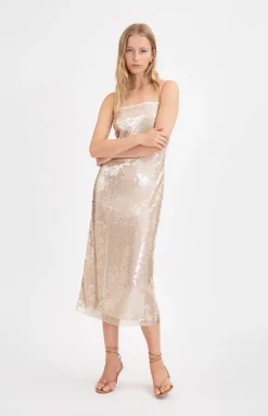Lenox Dress in Champagne