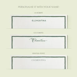 Leopard Stationery Cards, Personalized Set of 50