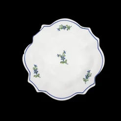 Les Bleuets Drageoir Petite Plate, Bleu Égyptien et Vert