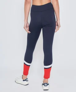 L'Etoile Sport Performance Legging in Navy & Red