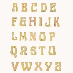 Letter Charm Diamond Necklace