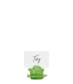 Lettuce Ware Card Holders in Green, Set of 4