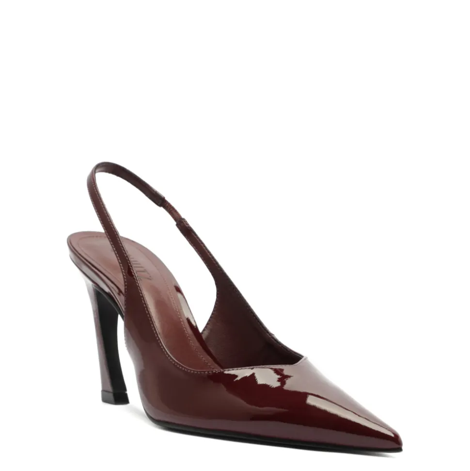 Lexi Sling Patent Pump in Vino