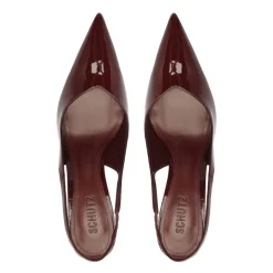 Lexi Sling Patent Pump in Vino