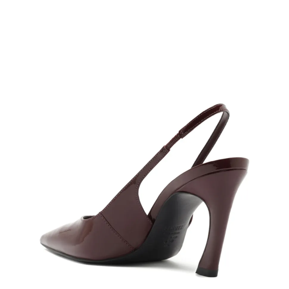 Lexi Sling Patent Pump in Vino
