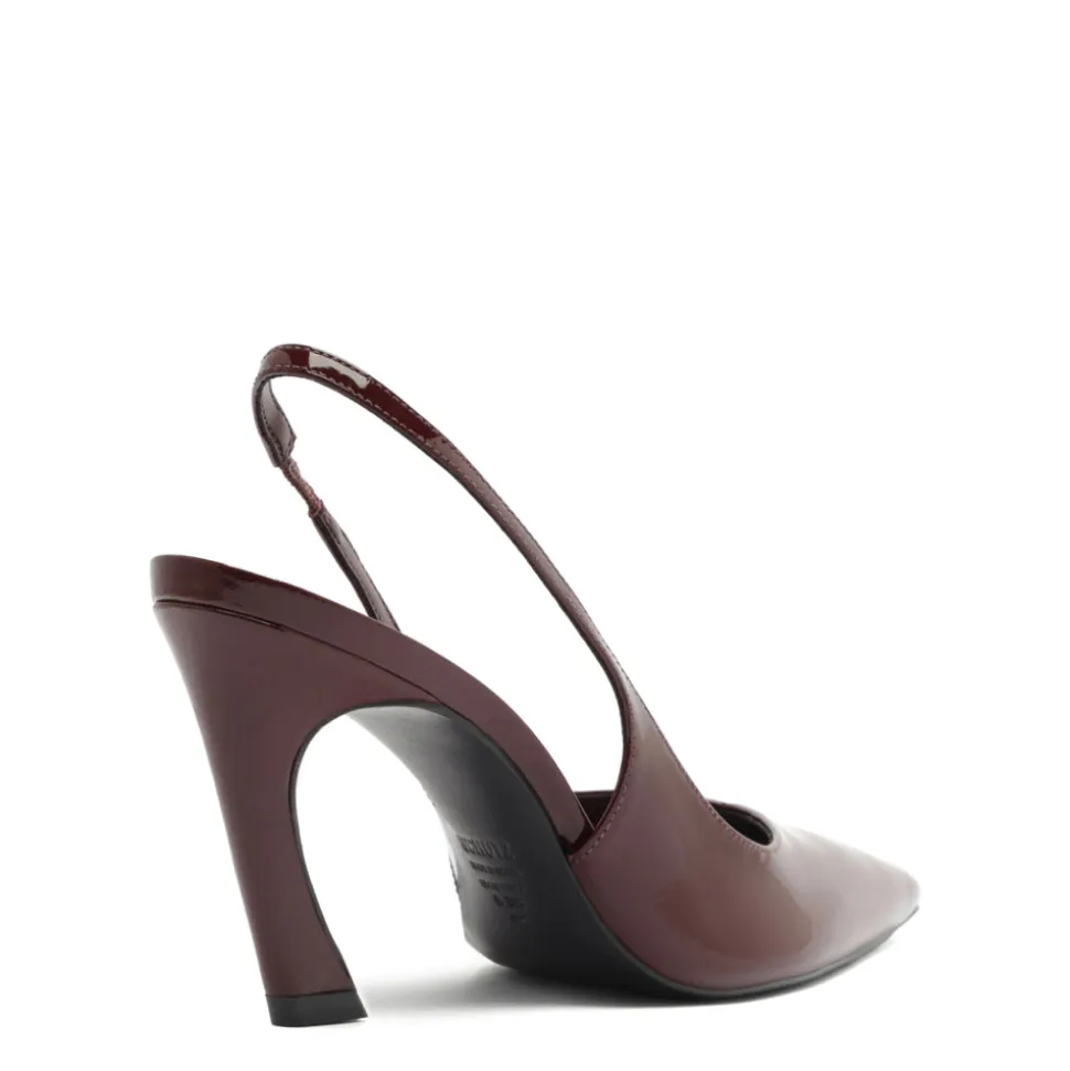 Lexi Sling Patent Pump in Vino