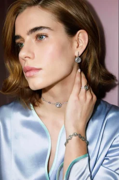 Lexie Choker in White Topaz