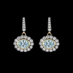 Lexie Earrings in Aquamarine