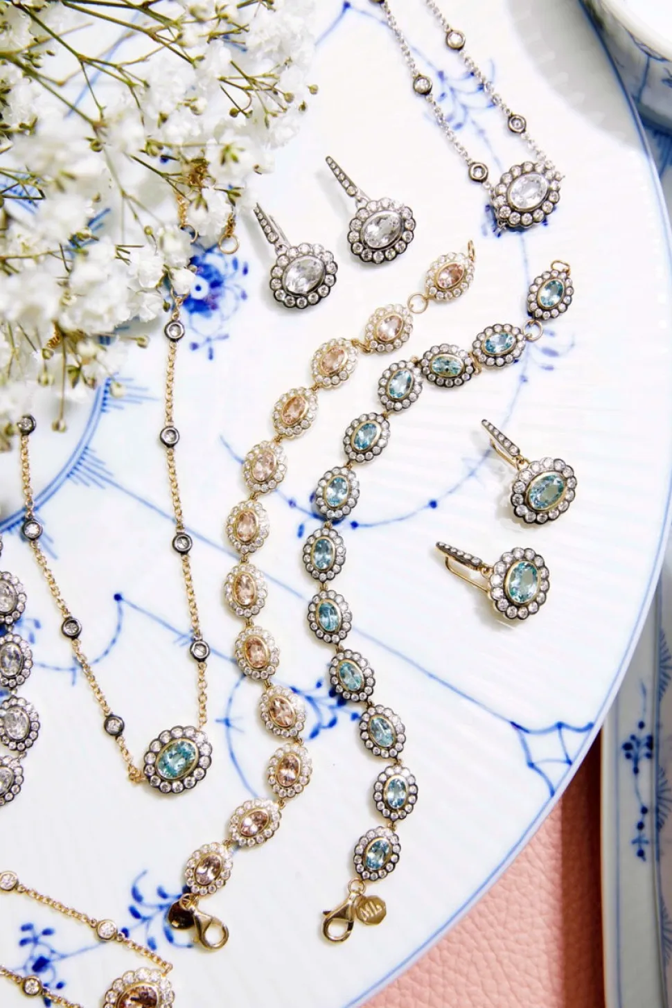 Lexie Earrings in Aquamarine