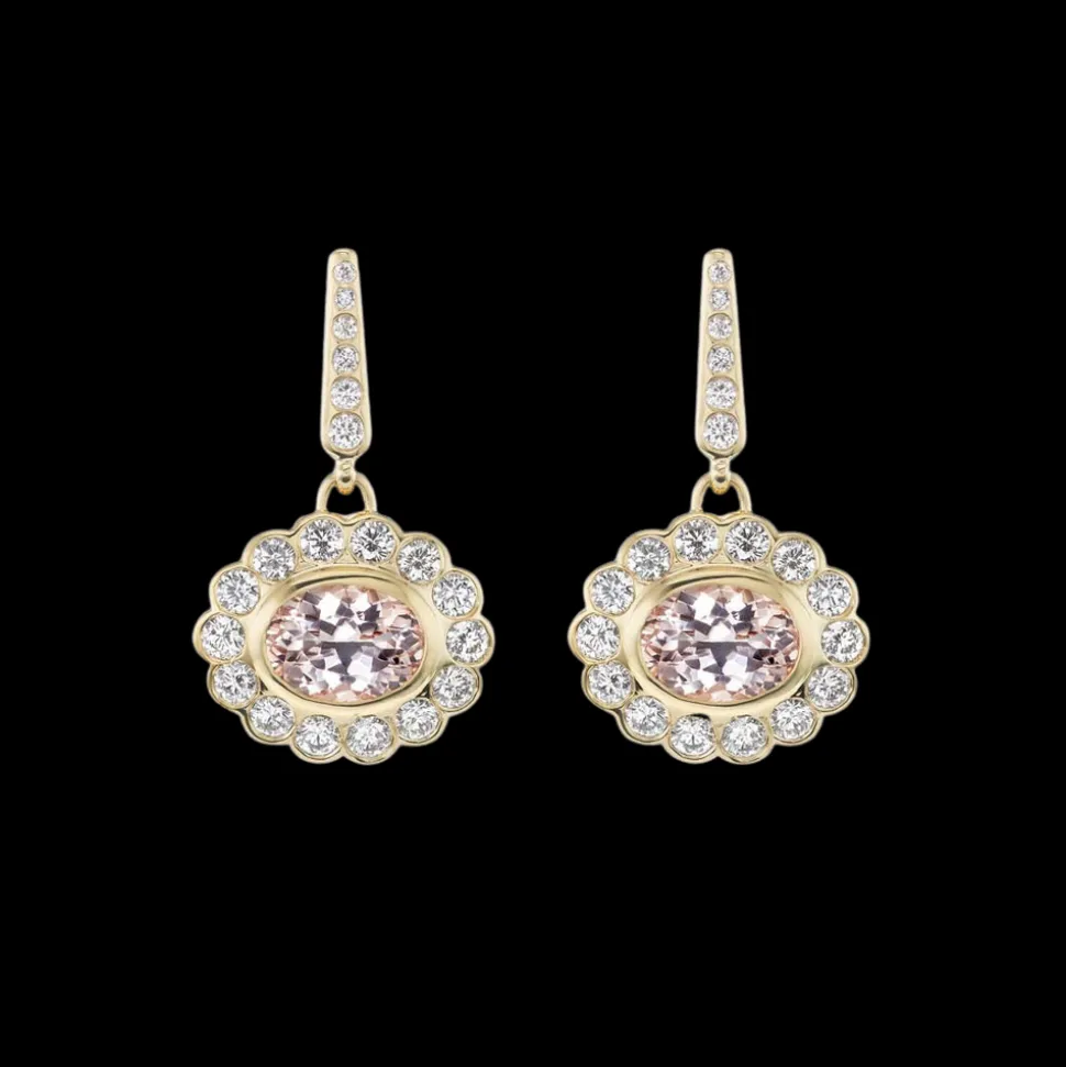 Lexie Earrings in Morganite