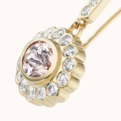 Lexie Earrings in Morganite