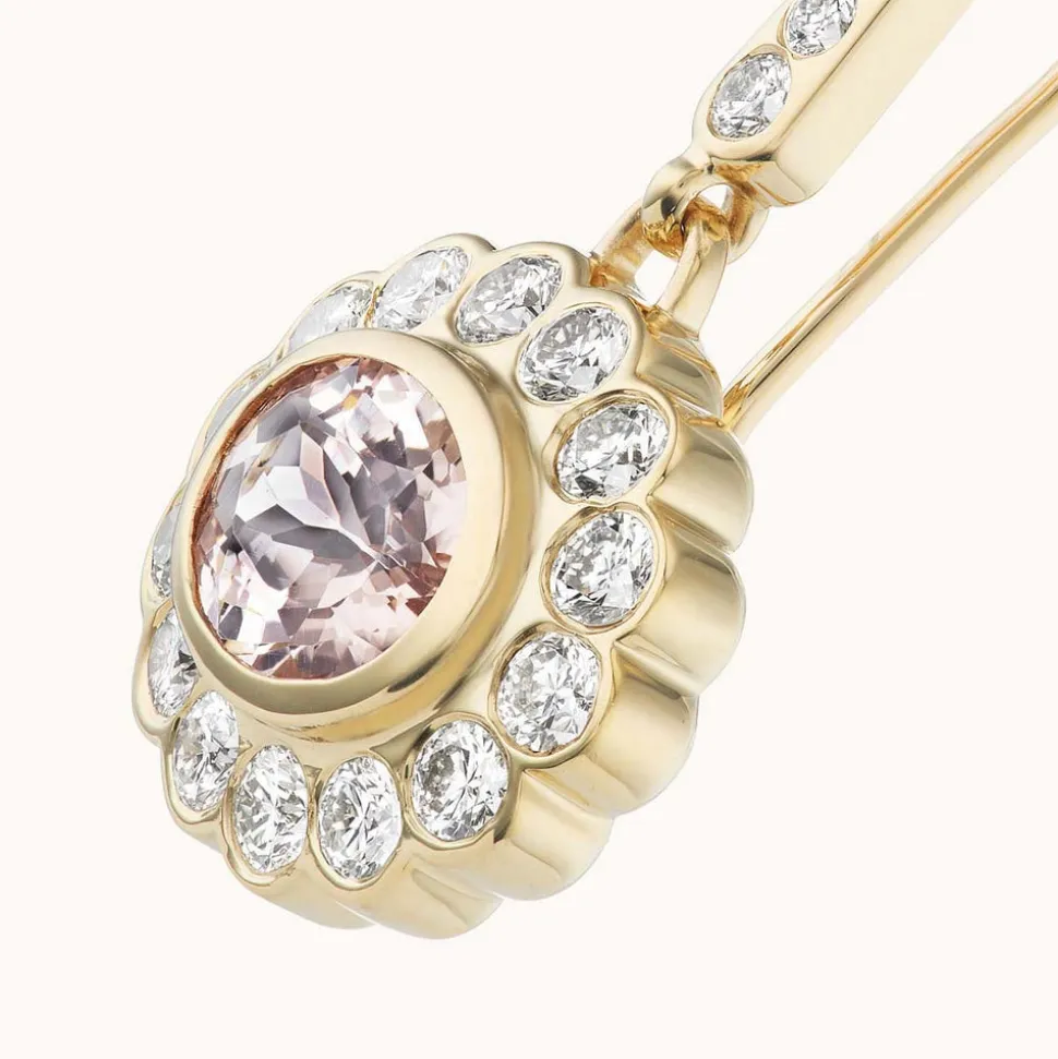 Lexie Earrings in Morganite
