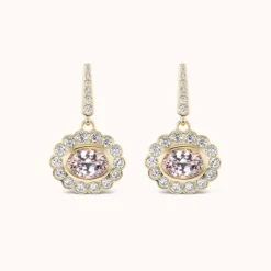 Lexie Earrings in Morganite